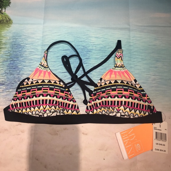 🌊RIP CURL GODDESS CROSSBACK BIKINI TOP NWT - Picture 6 of 8